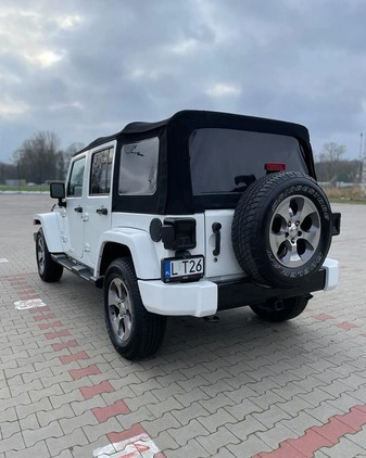 Jeep Wrangler cena 106000 przebieg: 146900, rok produkcji 2016 z Lublin małe 466